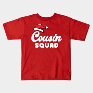 Cousin Squad Santa Hat Kids T-Shirt